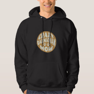 Vintage Crazy Dalmatian Lady for Dog Lovers Hoodie