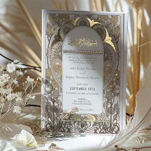 Vintage Cream & Gold Islamic Wedding
