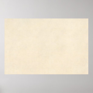 Vintage Cream Parchment Antique Paper Poster