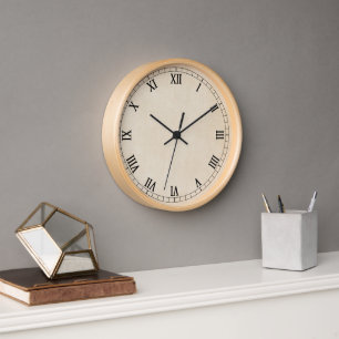 Vintage Cream Wall Clock