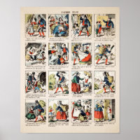 Vintage Creepy Father Flog Poster