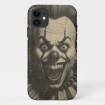 Vintage creepy scary clown iPhone 11 phone case