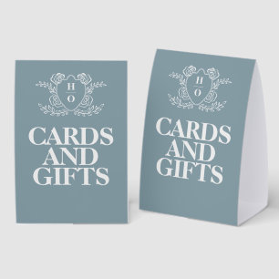 Vintage Crest Floral Cards and Gifts Wedding