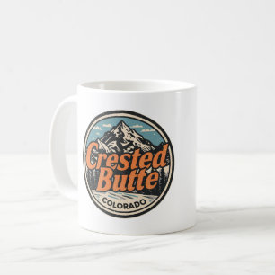 vintage crested butte colorado ski mountain gifts coffee mug