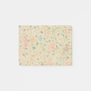 Vintage Crewel Animal Embroidery: Antique Tapestry Post-it Notes