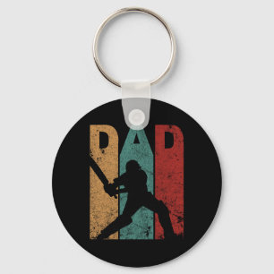 Vintage Cricket Dad Fathers Day Gift Ideas Cricket Key Ring