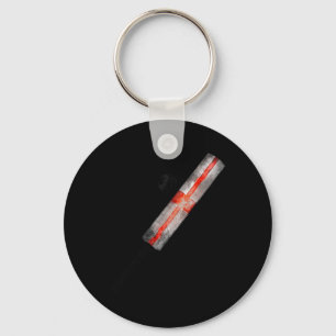 Vintage Cricket England Flag English Pride Key Ring