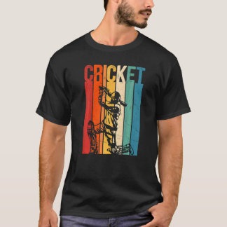 Vintage Cricket For Cricketers And Cricket Player  T-Shirt