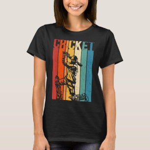Vintage Cricket For Cricketers And Cricket Player T-Shirt