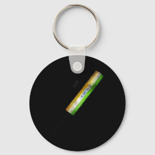 Vintage Cricket India Flag Indians Pride  Key Ring