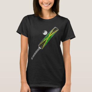 Vintage Cricket Jamaica Flag Jamaican Pride T-Shirt