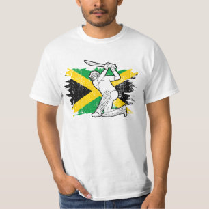 Vintage Cricket Jamaica Jamaican Pride T-Shirt