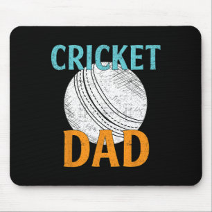 Vintage Cricket Player Dad Gifts Funny Sports Love Mouse Pad