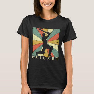 Vintage Cricket Sport Retro Gift T-Shirt
