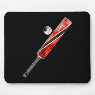 Vintage Cricket Trinidad Flag Trinidadian Pride  Mouse Pad