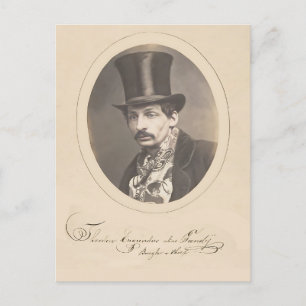 Vintage Criminal Crime Thief & Burglar Mug Shot Postcard