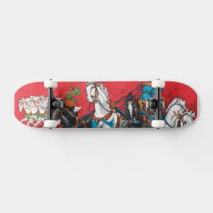 Vintage Cristiani Brothers Circus Poster Skateboard