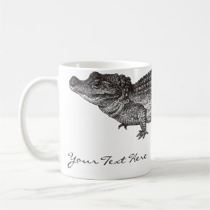 Vintage Crocodile Mug