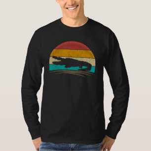 Vintage Crocodile Retro 70s Distressed Alligator M T-Shirt