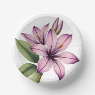 Vintage Crocus Paper Plate