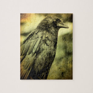 Vintage Crow Jigsaw Puzzle