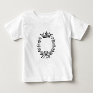 Vintage Crown and Wreath Art Baby T-Shirt