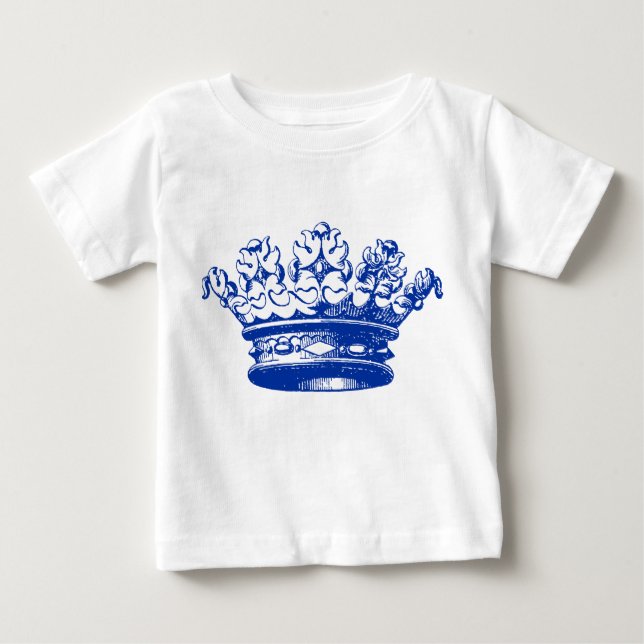 Vintage Crown - Navy Baby T-Shirt (Front)