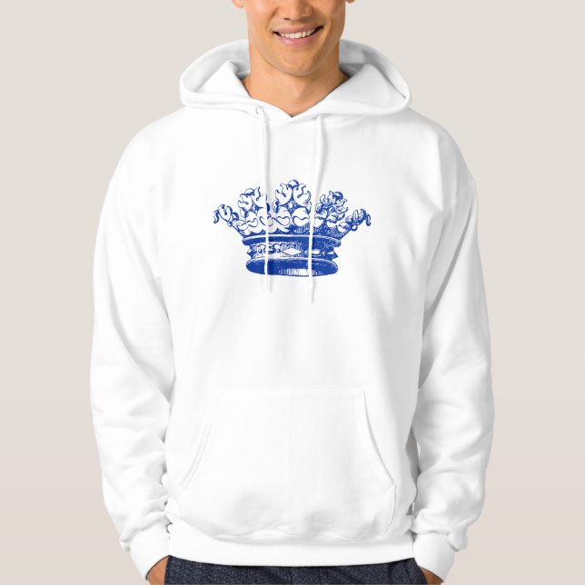 Vintage Crown - Navy Hoodie (Front)
