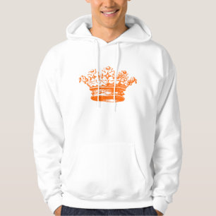 Vintage Crown - Orange Hoodie
