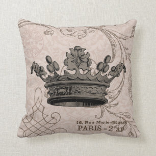 Vintage Crown...pillow Cushion