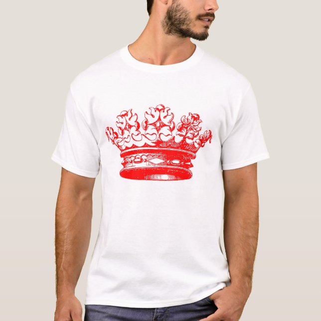 Vintage Crown - Red T-Shirt (Front)