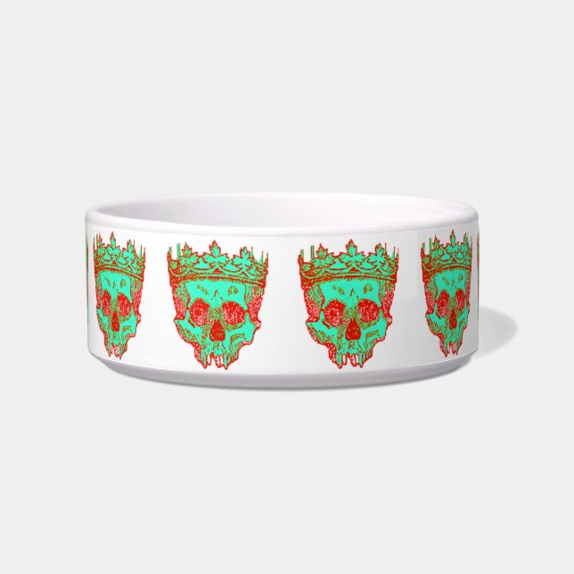 Vintage Crowned Skulls Bowl (Front)