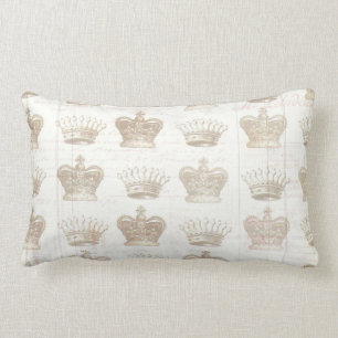 Vintage Crowns Lumbar Cushion