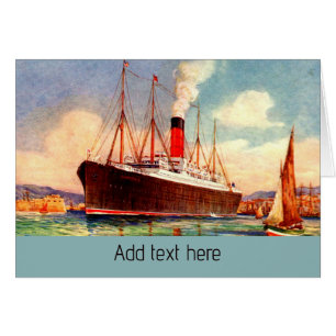 Vintage Cruise Ship Postcards