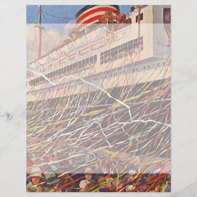 Vintage Cruise Ship Vacation; Bon Voyage Party! (Front)