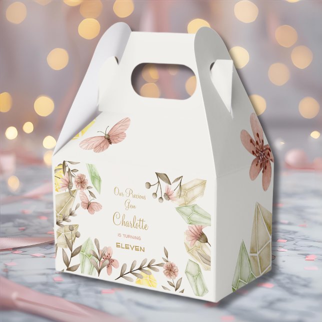 Vintage Crystals boho birthday Favour Box (Creator Uploaded)