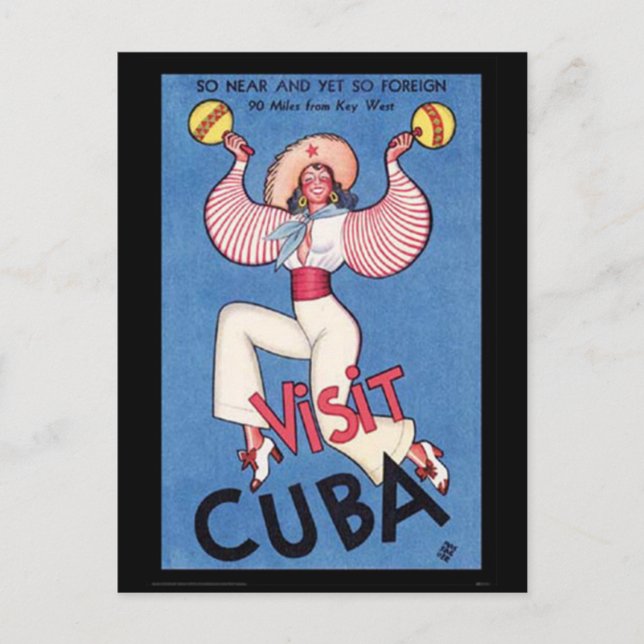 Vintage Cuba - Postcard (Front)