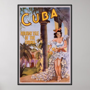 Vintage Cuba - Poster