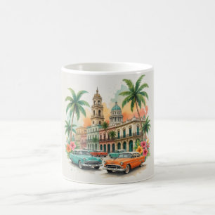 Vintage Cuba Travel - Greetings From Havana Coffee Mug