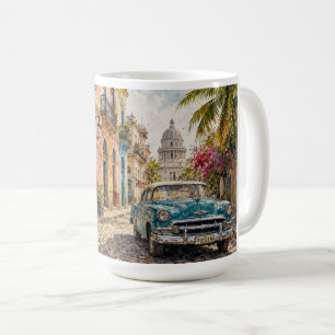 Vintage Cuba Travel - Greetings From Havana Coffee Mug