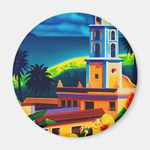 Vintage Cuba Travel Magnet