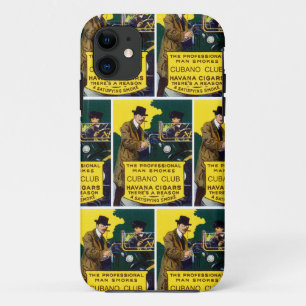 Vintage Cubano Club Cigars iPhone 11 Case