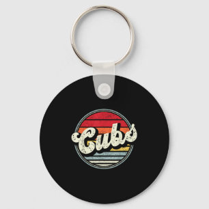 Vintage Cubs Name Retro Design For Men Women And K Key Ring