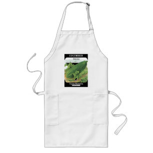 Vintage Cucumber Seed Packet Apron