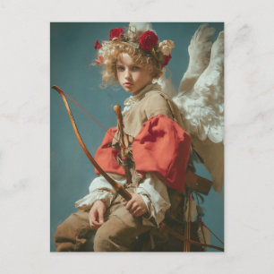 Vintage Cupid Angel  Postcard