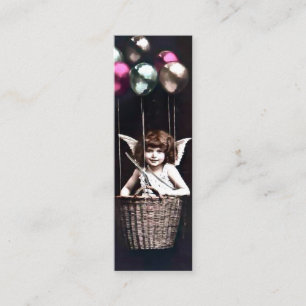 Vintage Cupid Bookmark  Mini Business Card