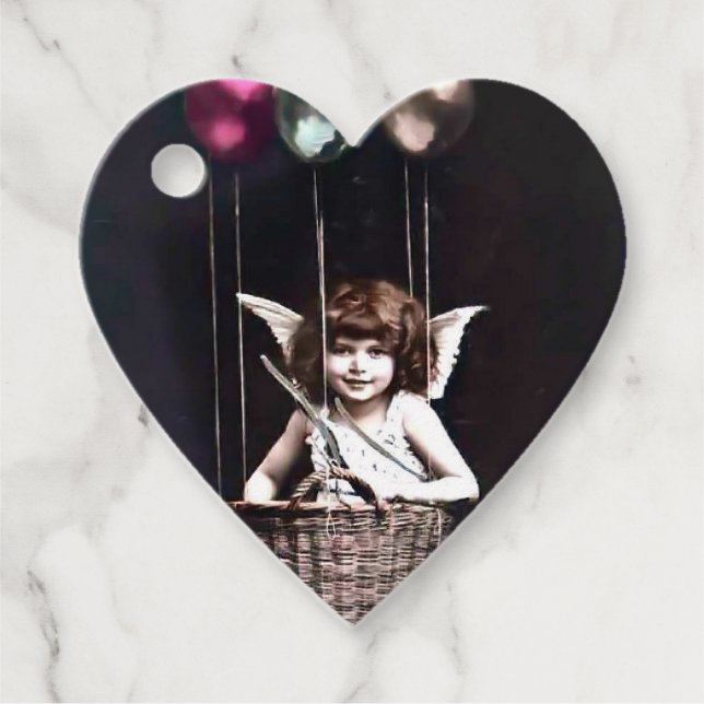 Vintage Cupid Favour Tags (Front)