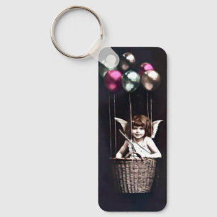 Vintage Cupid Key Ring