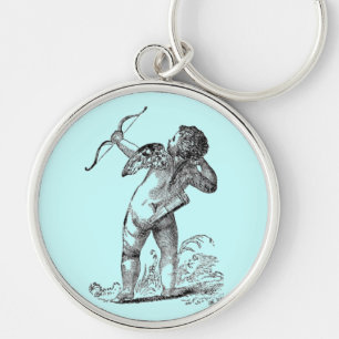 Vintage Cupid Key Ring