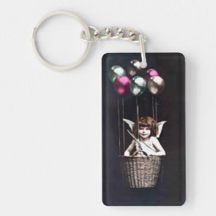 Vintage Cupid Key Ring
